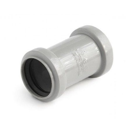 Муфта двухраструбная Ø110 FLEXTRON с бортиком