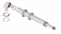 Комплект коаксиальный 60/100 L=1220 мм АНТИЛЕД (Bosch, Baxi, Navien и др.) в комплекте фланец